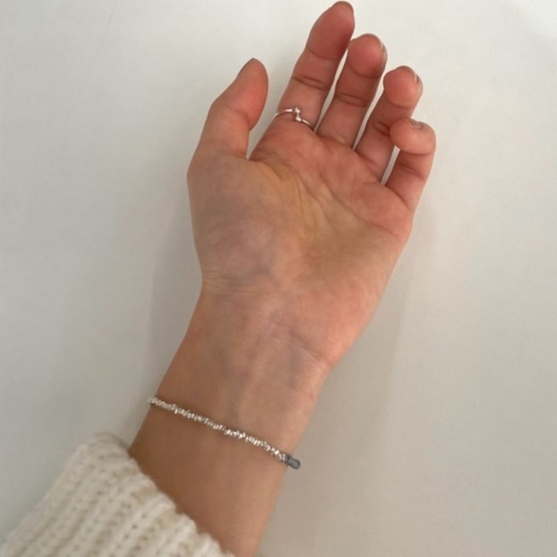 Bracciale in pietra e argento evenesel
