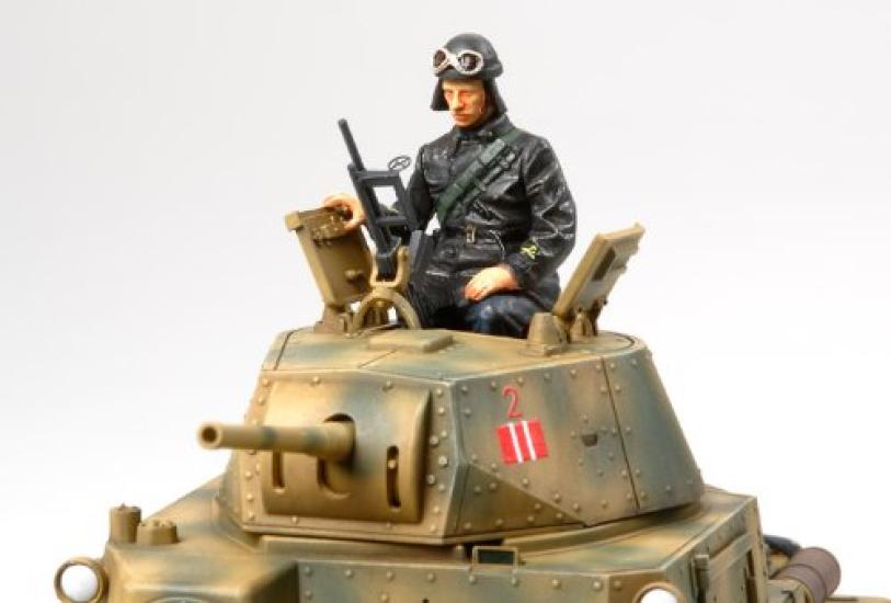 Tamiya Militär Miniatur Serie 296 Italienische Armee Mittlerer Panzer Carlo Armato Plastikmodell 35296 1/35 Nr.. M13/40