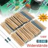 2600Pcs Metal Film Resistor Kits 1Ohm-10MOhm 1/4W 1% 130 Values Resistor Kits for Making Projects and Experiments