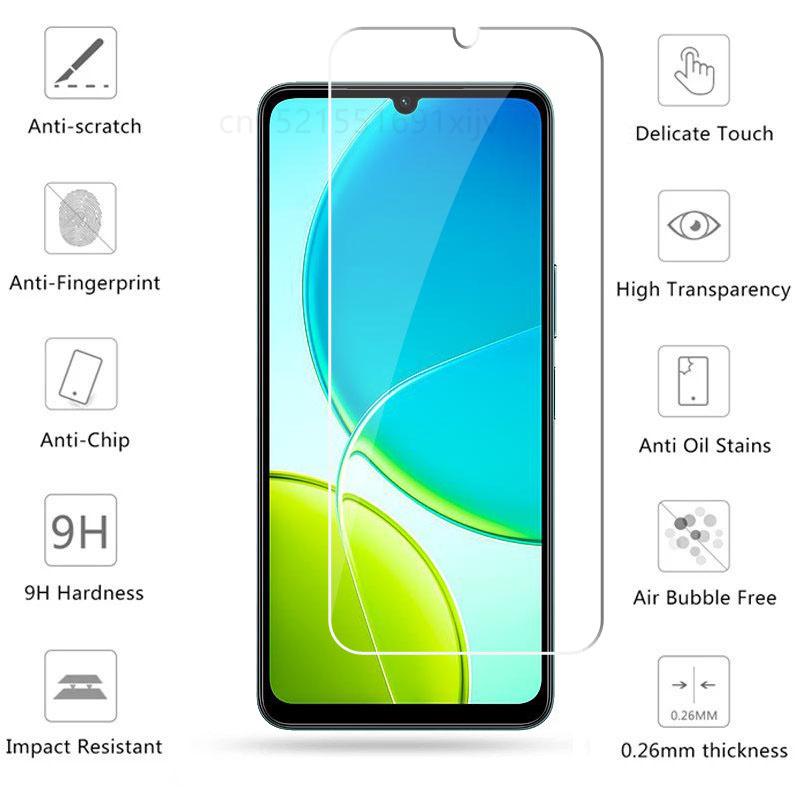 Full Clear Glass For Vivo Y29s Tempered Glass Vivo Y29s Y04 Screen Protector HD Protective Phone Film Vivo Y04 Y29s