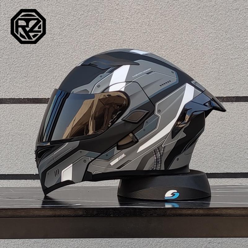 ORZ High Quality Motorcycle Full Face Helmet Four Seasons Motocross Racing Modular Flip Up Casco Moto Men Women Off Road Helmet