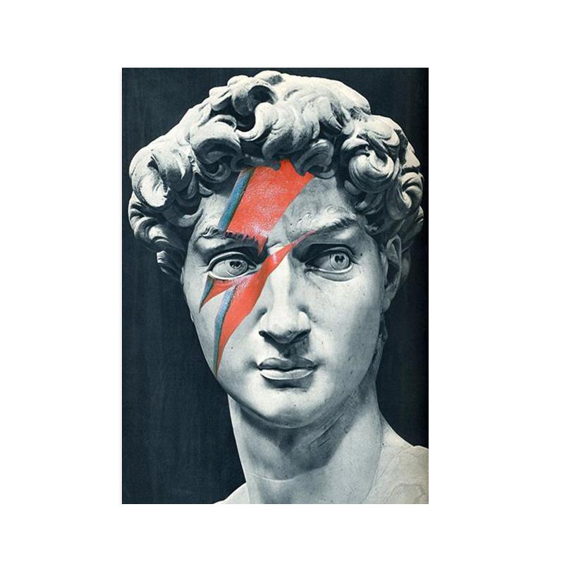 Classic Masterpiece David Statue Canvas Painting Character Posters and Prints Wall Art Pictures for Living Room Home Decoration
