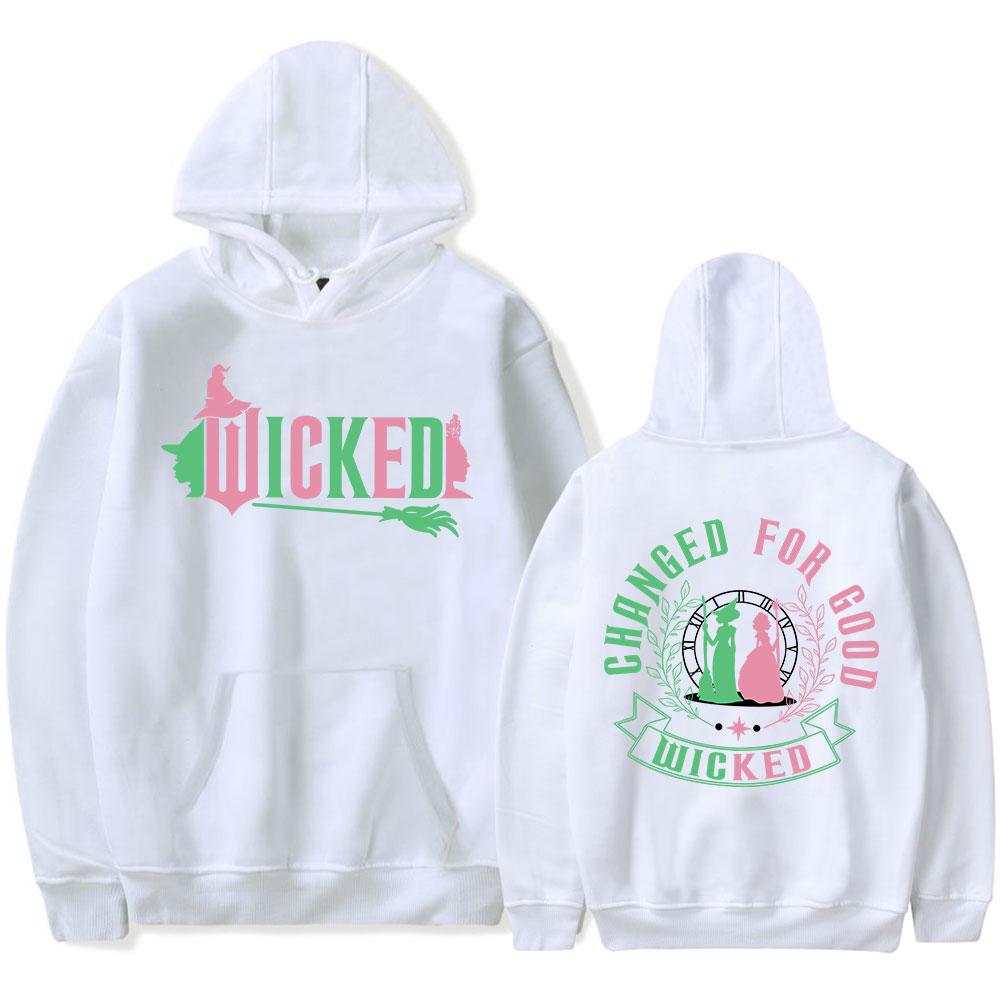 Wicked Changed For Good Hoodies Merch Unisex Mode Langarm Hoodie Pullover Streetwear Sweatshirt Kleidung Mode Outerwear