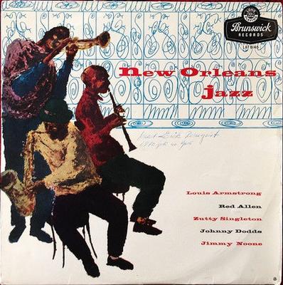LP Record LOUIS ARMSTRONG & HENRY "RED" ALLEN - New Orleans Jazz LAT8146 Brunswick UK Jazz Used