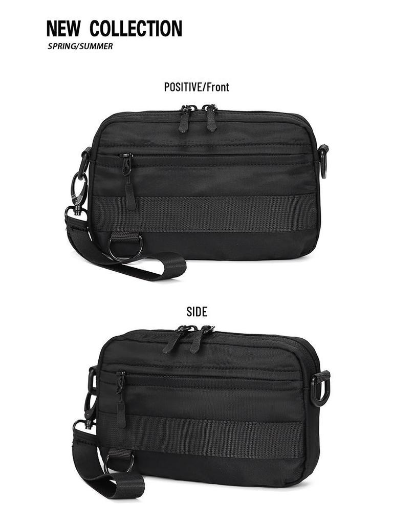 Unisex Trendy Solid Color Crossbody Messenger Bag