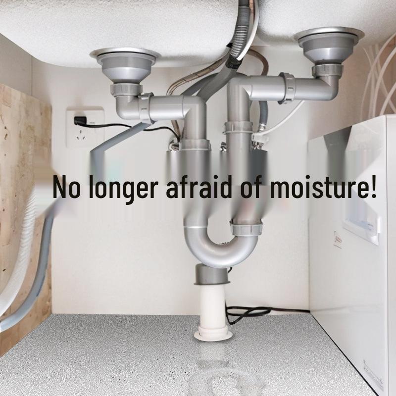 Heat-Resistant Waterproof Kitchen Oil-Proof Self-Adhesive Aluminum Tin Foil Wallpaper.