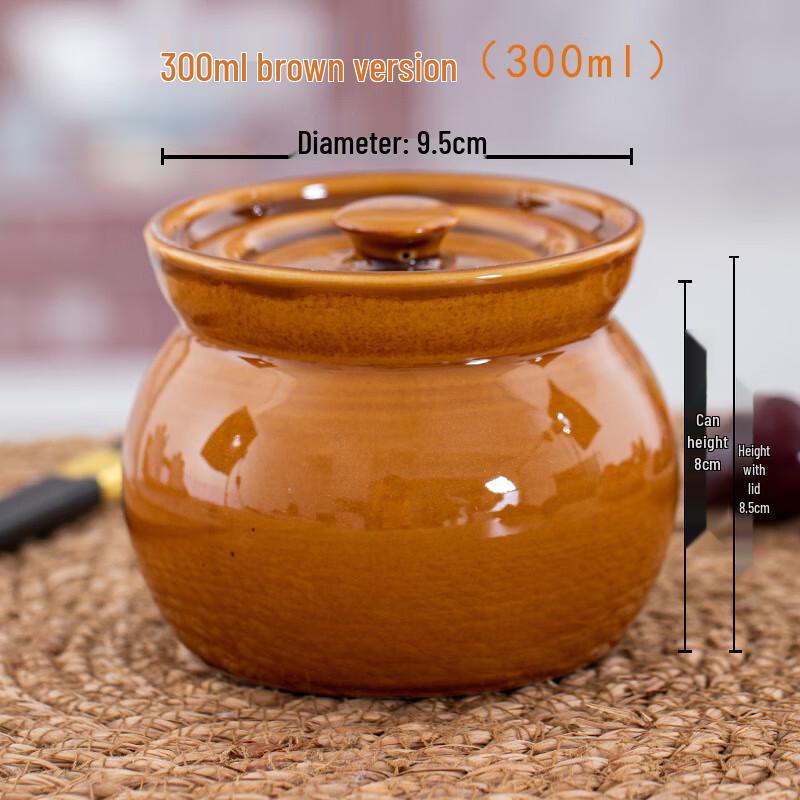 ZISIZ Ceramic Heat-Resistant Stewing Pot Set