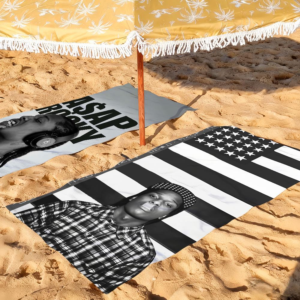 Amerikanischer Rapper A-Asap R-Rocky Handtuch Trocknen Badetuch Anwendbar Für Leichtes Schwimmen Camping Yoga Strand Aus