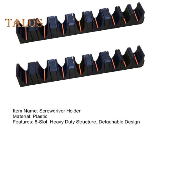 1/2Pcs Modular Screwdriver Organizer 8-Slot Heavy Duty Detachable Non-Slip Tool Drawer Toolbox Shelf Wrench Screwdriver Hammer Pliers Holder Storage