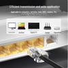 SAMZHE Cat 5 Gold-Plated RJ45 Connectors
