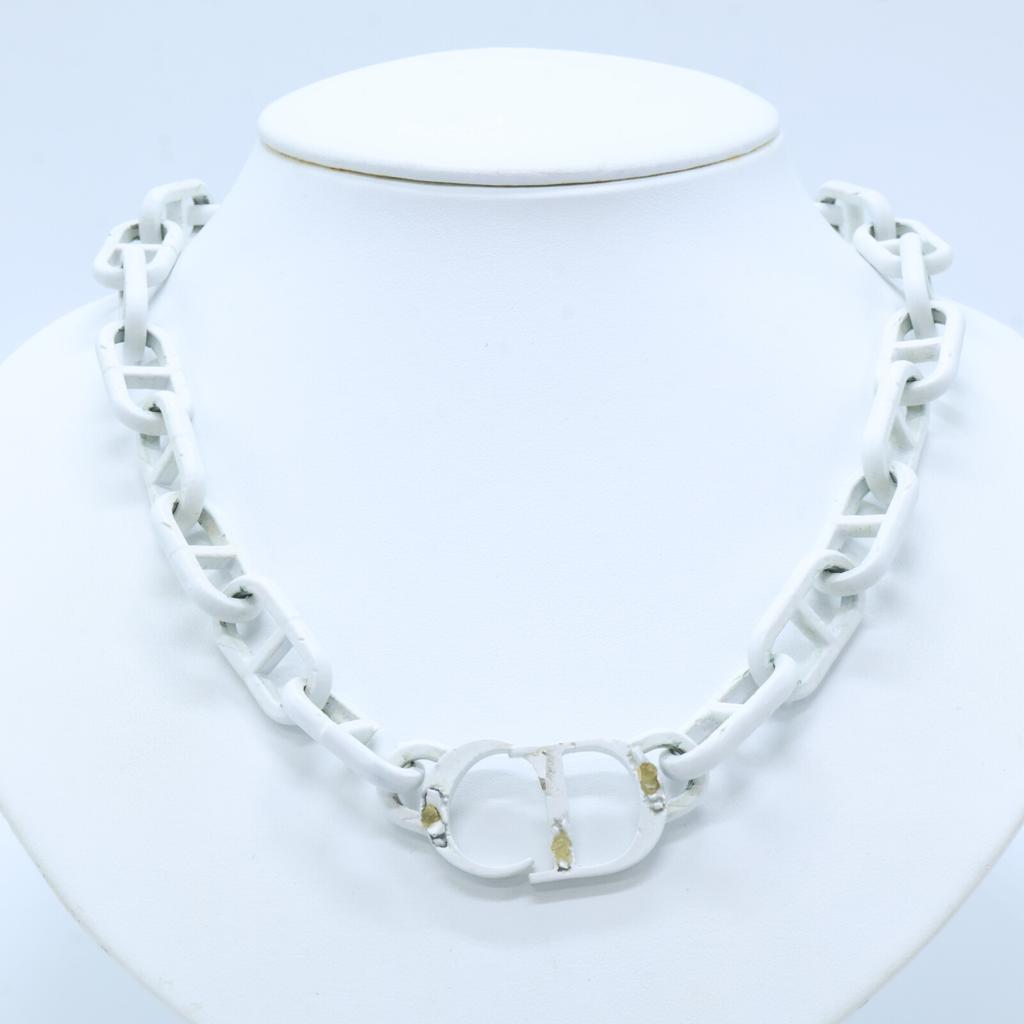 Dior XDANIEL ARSHAM Daniel Arsham CD Necklace whiteUsed