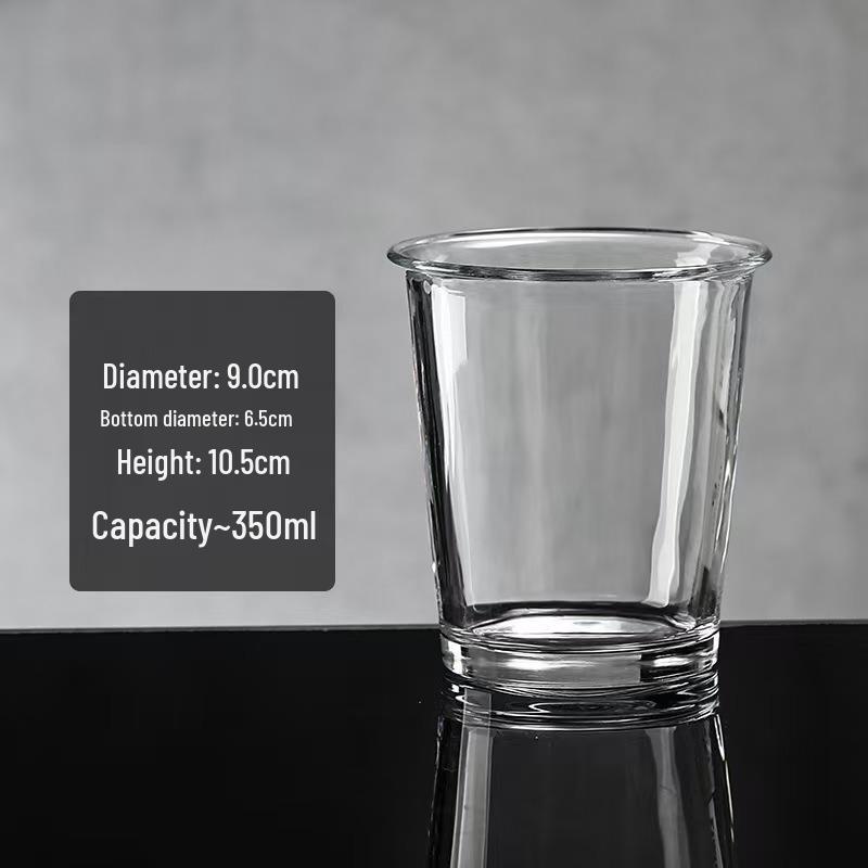 

Transparent Letter Glass Cup - Stylish Household Water, Milk, Coffee Cup (Drop Shipping & Free Shipping) Color Random