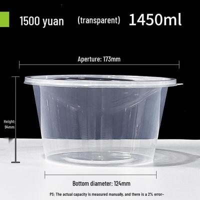 Disposable Transparent Takeaway Food Boxes