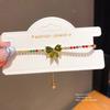 Korean Style Cubic Zirconia Butterfly Cuff Bracelet For Women Fashion Summer Accessory