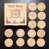 Rune Set Rune Stones Rune Tarot Card Exquisite Symbol Inscription Pattern