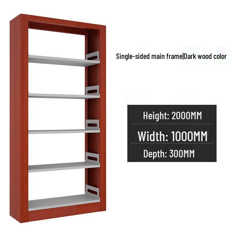 Chang Baosen Steel 5-Tier Single-Sided Storage Bookshelf