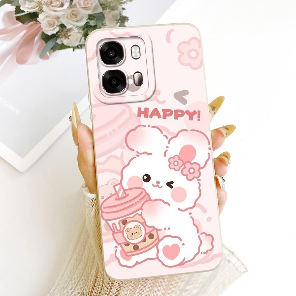 For Oppo A6s 4G CPH2815 Casing For Oppo A6s 5G CPH2789 Case Cover Luxury Fashion Cute Cartoon Funny Painted Silicone Phone Case