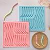 1pc Size and Shape Worm Soft Candy Silicone Mold DIY Chocolate Candy Pudding Biscuit Ice Grid Tray