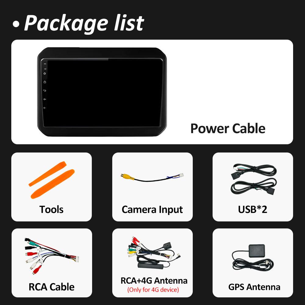 For Suzuki Ignis 2016 2017 2018 2019 2020 Android Auto Wireless Carplay DSP Stereo Autoradio Cooling Fan QLED IPS Screen WIFI 4G