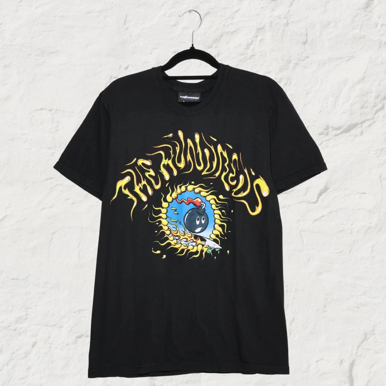 The Hundreds x Rick Griffin Eye Tee Black Artist Collab S S