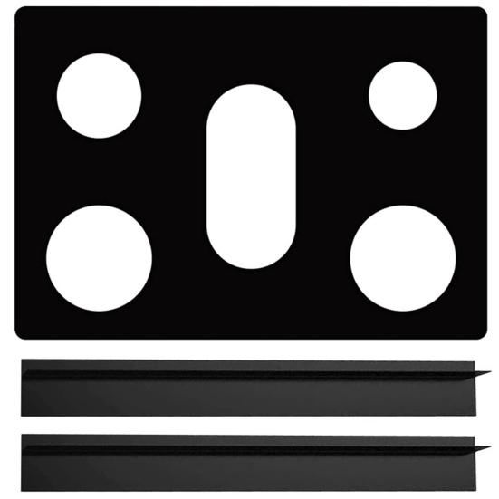 1 sett Oljebestandig Gjenbrukbar Nyttig myk komfyrbeskyttermatte koketoppdeksel