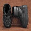 Huizumei Men's Waterproof Winter Snow Boots