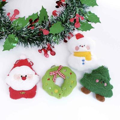 Mini Chaveiro de Boneca Fofa de Natal Porta-Chaves