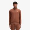 Fred Perry [Baseline] Half-Zip Sweatshirt - Whiskey Brown Afpm2433574-W52