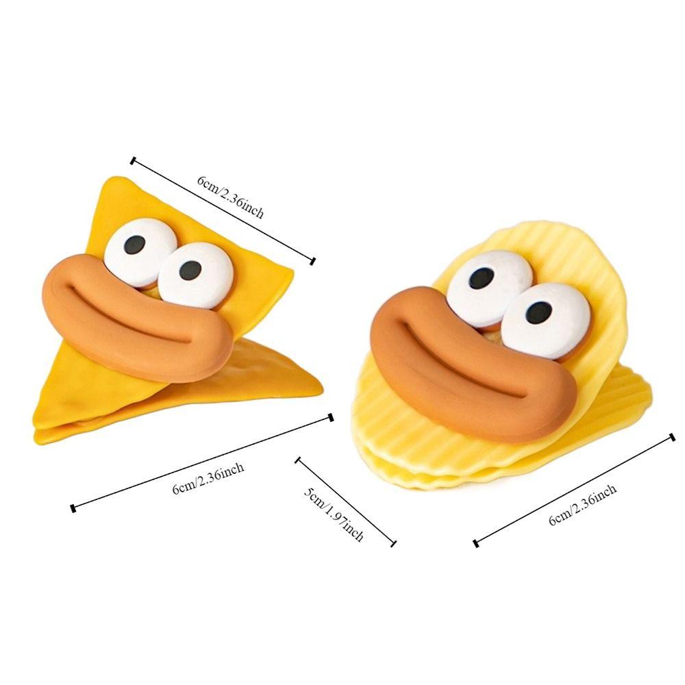 Non-slip teeth Snack Bag Clip Large Opening Moisture-proof Sealing Clip Kitchen Food Sealing Clip