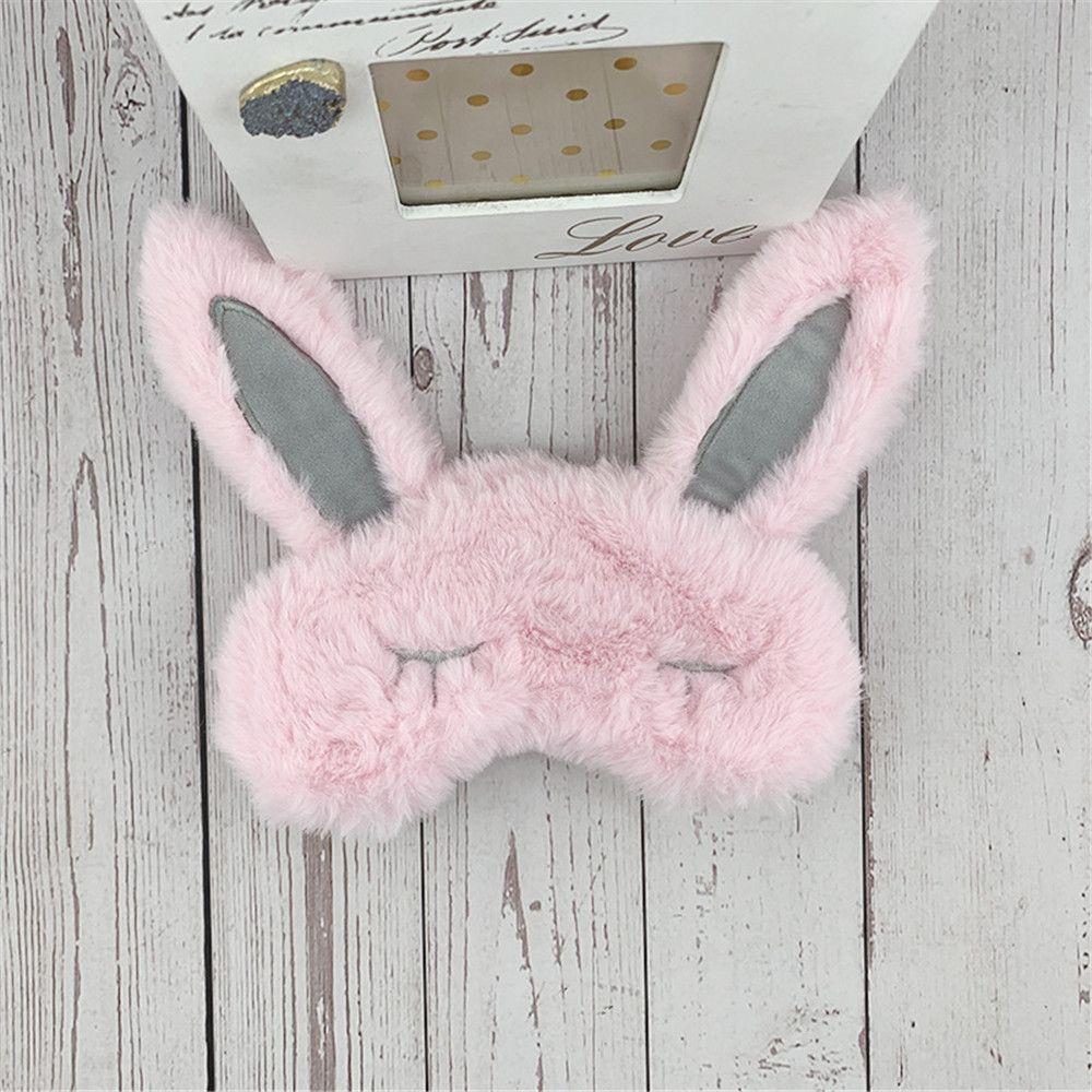 

Милые кроличьи ушки для сна, мягкая повязка на глаза, плюшевая маска для сна