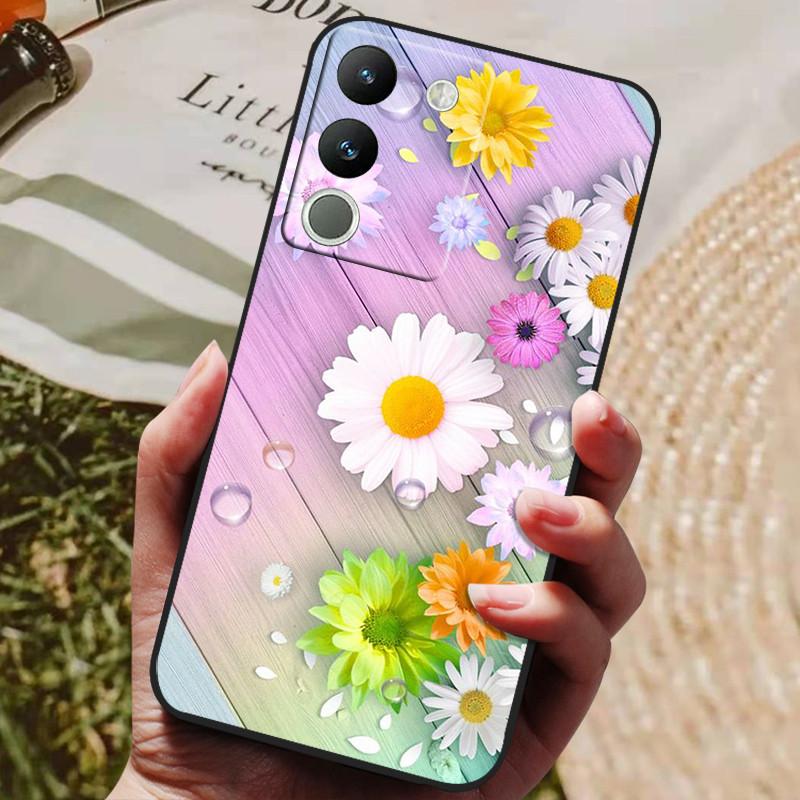 Pro Vivo V29e 5G Pouzdro Nová Móda Roztomilý Kreslený Luxusní Měkký Silikonový Kryt Pro VIVO V29e 5G 6.67" V2317 Nárazuvzdorné Funda Coque