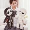 20-45Cm Cute Cartoon Halloween Plush Toys Skeleton Mummy Dolls Soft Stuffed Animals For Kids Halloween Decor Party Creative Gift