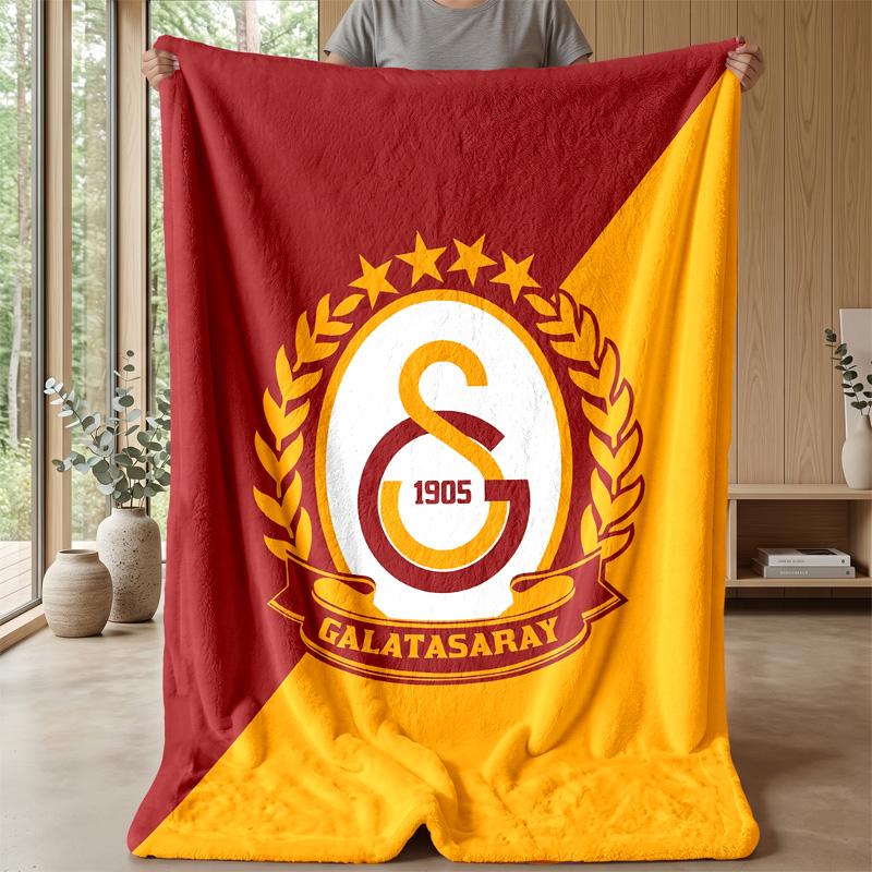 Galatasaray FC Soft Flannel Fleece Blanket Lightweight Cozy Warm Throw Blanket For Sofa Bed Home Decor