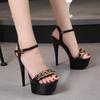 Platform Slippers Women's Summer Waterproof Platform Anti Slip Sexy Shoes