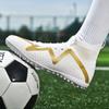 35-47 Hochwertige hochwertige Jugend-Fußballschuhe für Herren Broken Nails Herren-Schnürstiefel aus Gummi mit weichem Boden und großen Fußballschuhen