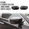 Carbon Fiber Side Door Rearview Mirror Decor Cover Trim For Chrysler 300C 2011+