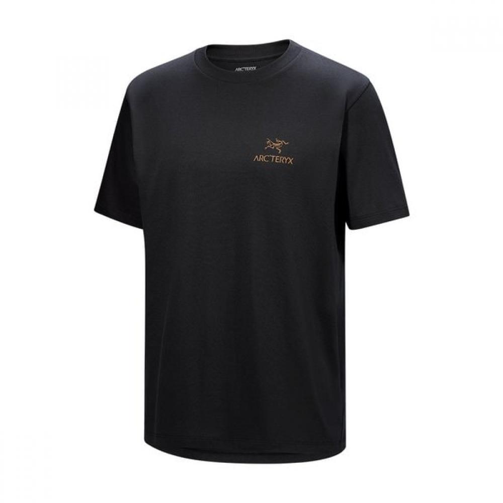 Arcteryx Ss26 Crag Sl Cotton Bird Word Shirt Ss Men Atqsm09535 24K BLACK/2XL(115)