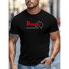 European Sizes Men's T-shirt, Relaxed and Casual, Simple and Clean, Men's Game Logo Graphic Summer Casual Crew Neck Short Sleeve T-shirt