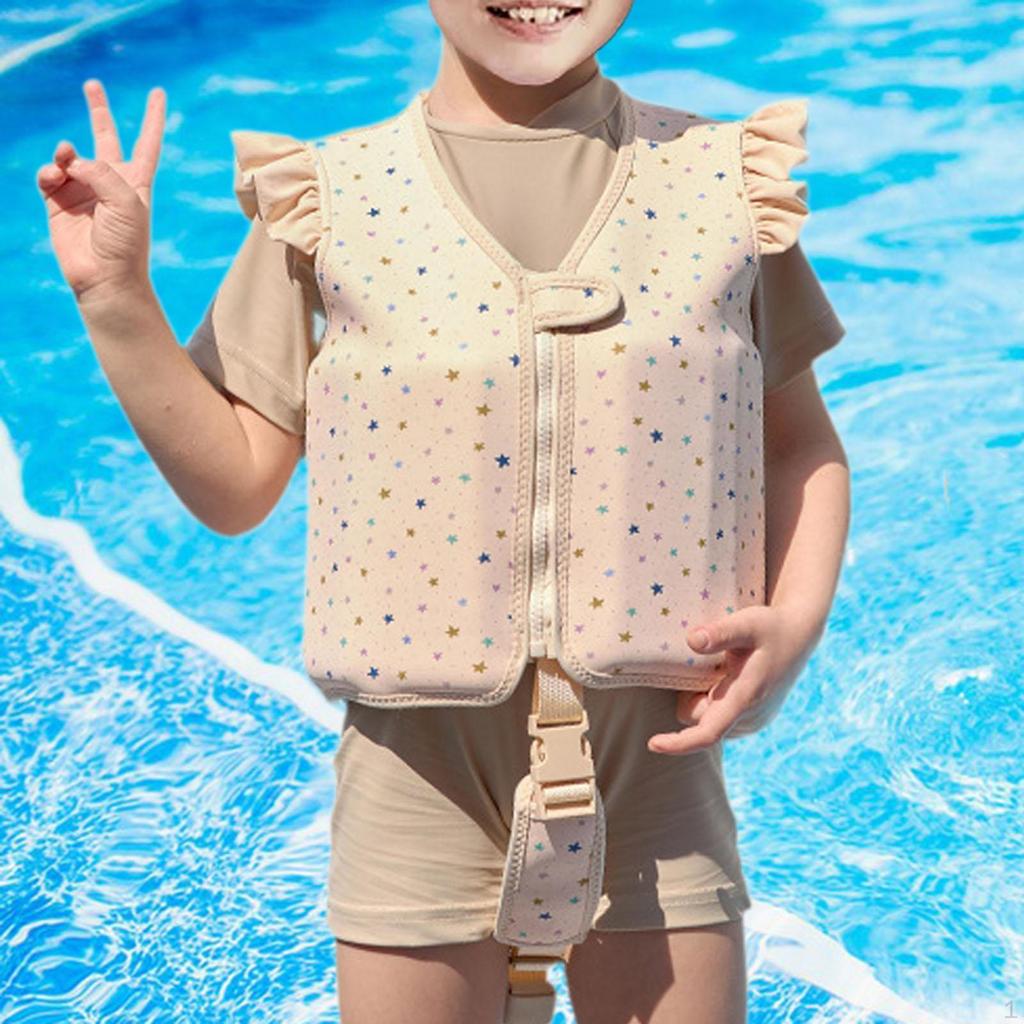Kids Swim Vest Boys Girls Jacket for Beach Playing Pink