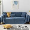 Four Seasons Waterproof Solid Color Cut Velvet Sofa Cover Towel Simple Non-Slip Urine-Proof Anti-Dirty Sofa Towel Covers