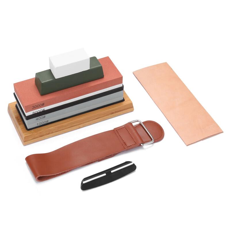 Dianrui en White Corundum Double-Sided Sharpening Stone Set