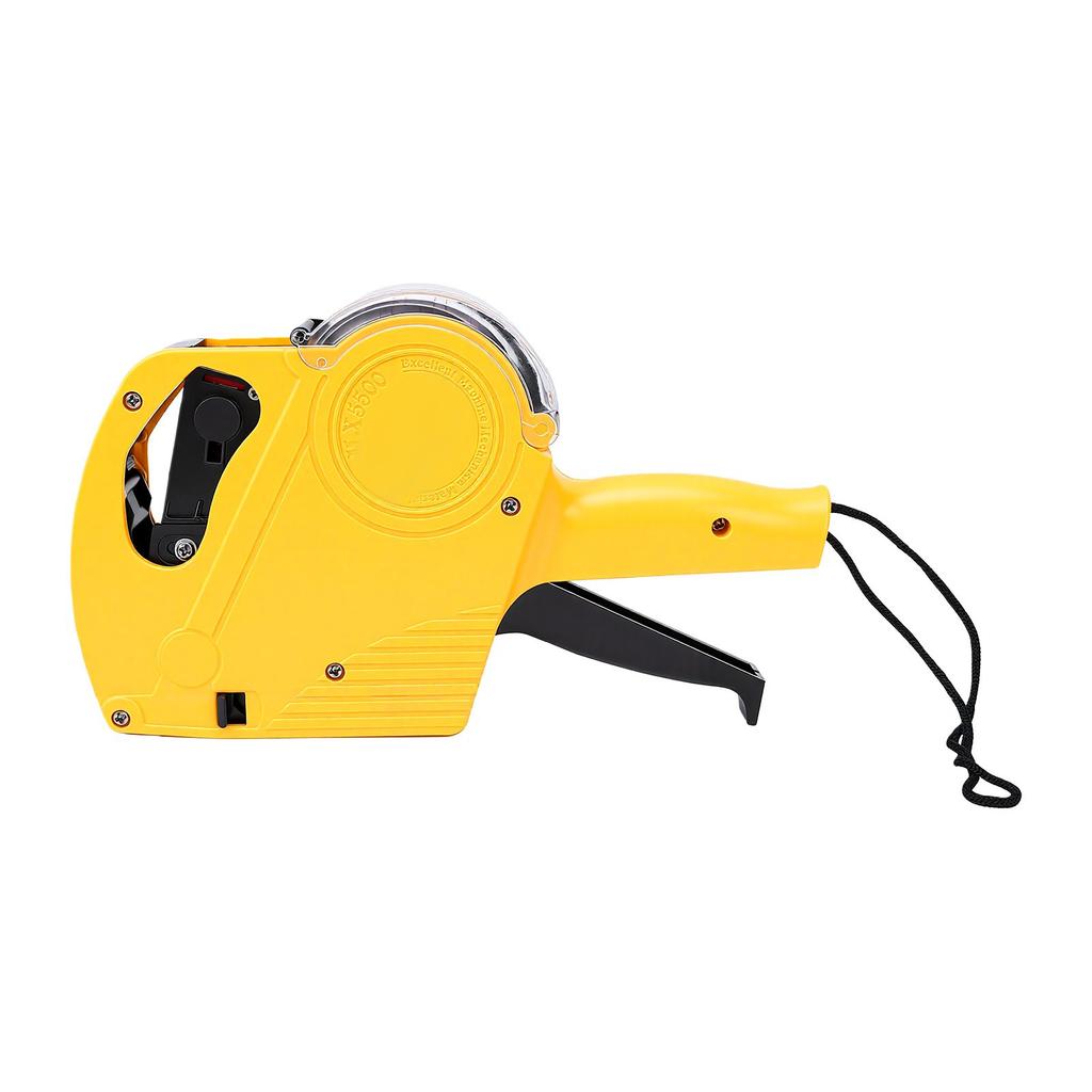 Handheld Price Tag Gun 10000 Labels and 2 Ink Roller Portable Pricing Dating Coding Machine for Retail Store
