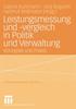 Książka Leistungsmessung Und -vergleich In Politik Und Verwaltung : Konzepte Und Praxis : 96