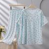 2026 Women's Plus Size Short-Sleeve Cloud Cotton Pajama Set: High-End Printed Homewear for Spring, Summer, Autumn