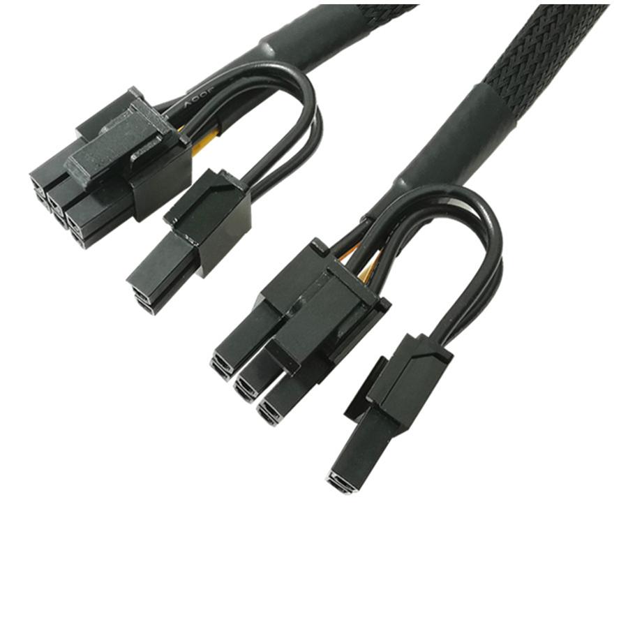 10× PCI Express 6-pin to Dual 8-pin (6+2 pin) GPU Video Card Power Adapter Cable