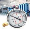 1/4 NPT Male Automotive Oil Pressure Gauge Instrument US Standard Thread Hydraulic Mater Tool 0-5000 PSI Liquid Filled Tools