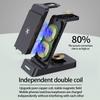B-20A Vertical Wireless Charger for Apple Watch,iPhone,AirPods 3 in 1 Wireless Charger Stand Dock Station