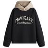 NVG·YOUNG Unisex Letter Hooded Sweatshirt