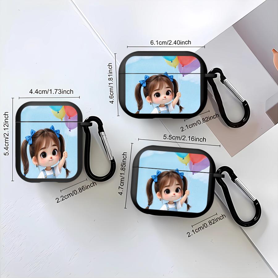 Girl In The Red Sweater Case For Airpods 2 Pro3 3 4 Pro2 1 Pro Earphone Cases Cover