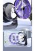 Compact Digital Display Wall-Mounted Desktop Fan with Light for Home, Dorm, or Office